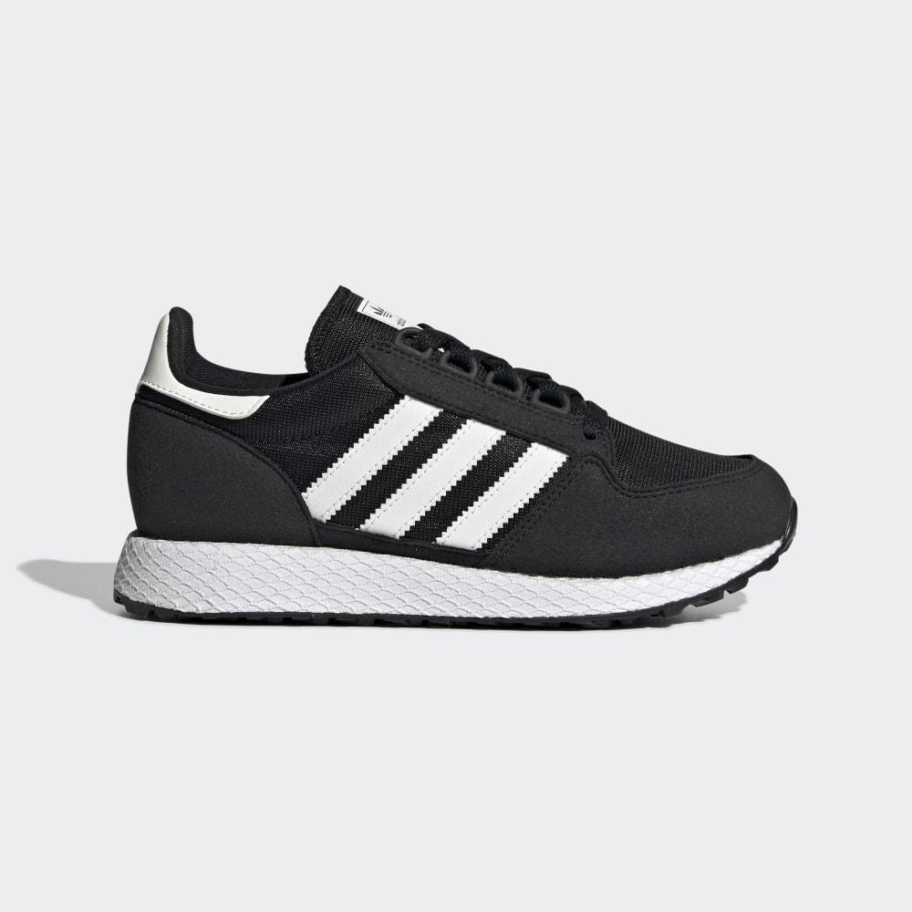 Adidas Boys' Forest Grove Originals Shoes Black/White Ireland EE6557